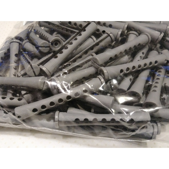 Gray Concave Perm Rods - Picture 2 of 3